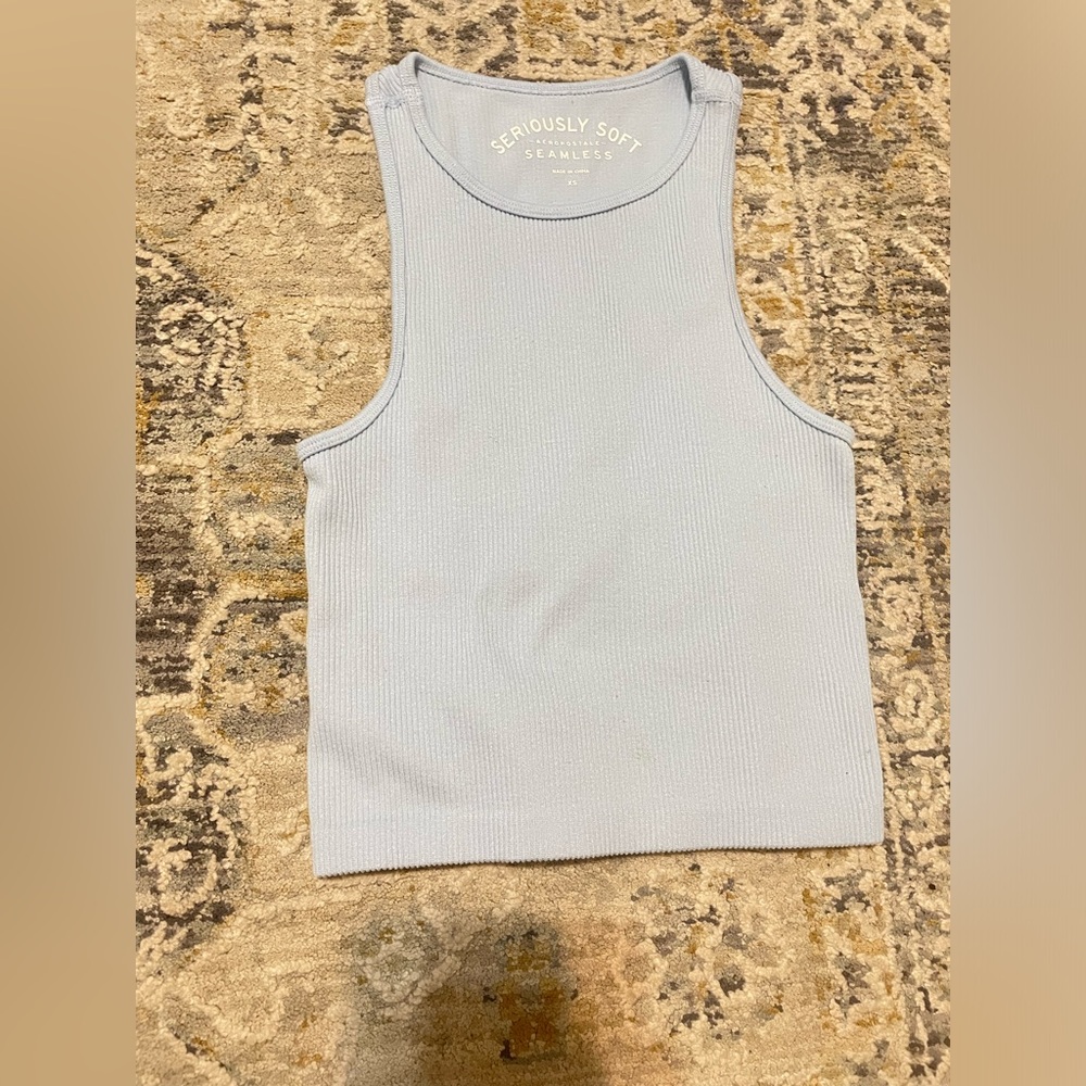 Aeropostale light blue tank top size xs